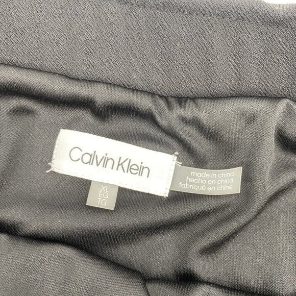 Calvin Klein Women's Size XL Snap Button Horizontal Skirt Black NWT - Picture 8 of 11